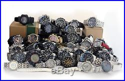 40 Watch Lot Invicta Casio Bulova Seiko & More For Parts / Repair / Resell