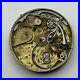 41.6mm Unidentified Chronograph Pocket Watch Movement Parts Repair Restoration