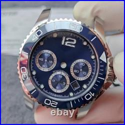 41mm watch case kit + dial + hands +strap compatible ETA/Dandong 7750 movements