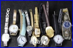 (50) Mid-Size & Ladies Vintage Mostly Mechanical Watch Lot Parts/Repair/Crafts