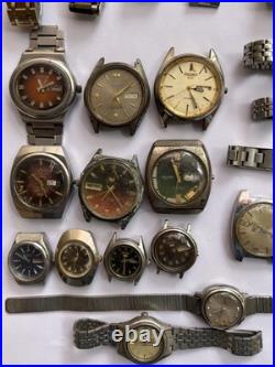 50 Scrap Watches Lot Mixed Brands Automatic Manual Vintage For Parts Repair
