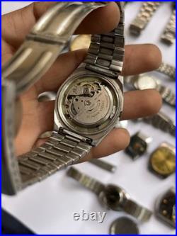 50 Scrap Watches Lot Mixed Brands Automatic Manual Vintage For Parts Repair