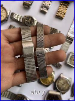 50 Scrap Watches Lot Mixed Brands Automatic Manual Vintage For Parts Repair