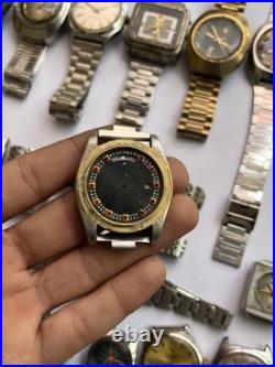 50 Scrap Watches Lot Mixed Brands Automatic Manual Vintage For Parts Repair