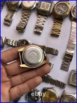 50 Scrap Watches Lot Mixed Brands Automatic Manual Vintage For Parts Repair