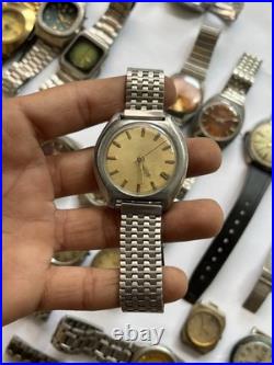 50Vintage Watches Lot Scrap Repair Mixed Brands Watchmaker Parts Bundle Untested
