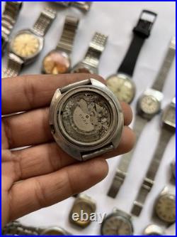 50Vintage Watches Lot Scrap Repair Mixed Brands Watchmaker Parts Bundle Untested