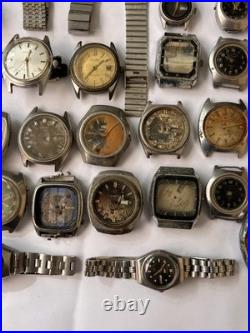 50x VTG Scrap Watches Lot Automatic Manual Mixed Brands Parts Repair Watchmaker 50x VTG Scrap Watches Lot Automatic Manual Mixed Brands Parts Repair Watchmaker