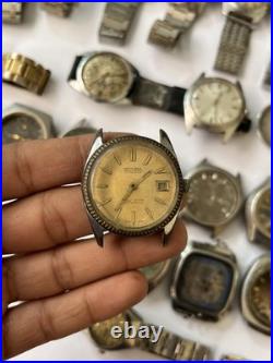 50x VTG Scrap Watches Lot Automatic Manual Mixed Brands Parts Repair Watchmaker