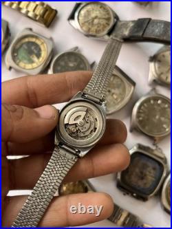 50x VTG Scrap Watches Lot Automatic Manual Mixed Brands Parts Repair Watchmaker