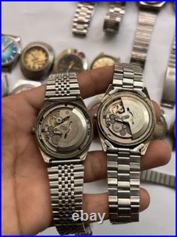 50x VTG Scrap Watches Lot Mixed Brands Automatic Manual Parts Repair Watchmaker