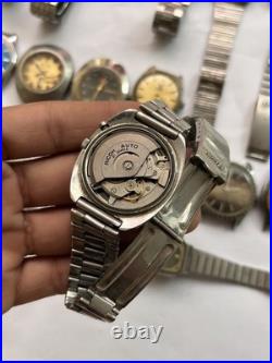 50x VTG Scrap Watches Lot Mixed Brands Automatic Manual Parts Repair Watchmaker