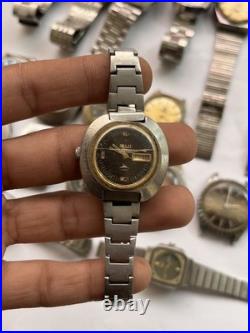 50x VTG Scrap Watches Lot Mixed Brands Automatic Manual Parts Repair Watchmaker