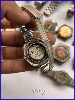 50x VTG Scrap Watches Lot Mixed Brands Automatic Manual Parts Repair Watchmaker