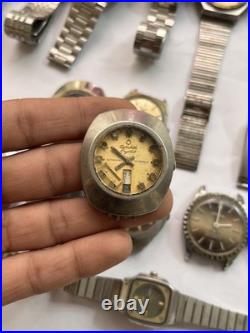 50x VTG Scrap Watches Lot Mixed Brands Automatic Manual Parts Repair Watchmaker