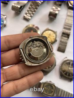 50x VTG Scrap Watches Lot Mixed Brands Automatic Manual Parts Repair Watchmaker