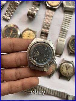 50x VTG Scrap Watches Lot Mixed Brands Automatic Manual Parts Repair Watchmaker