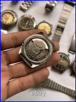 50x VTG Scrap Watches Lot Mixed Brands Automatic Manual Parts Repair Watchmaker