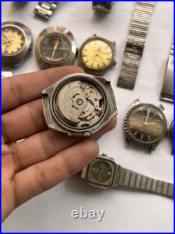 50x VTG Scrap Watches Lot Mixed Brands Automatic Manual Parts Repair Watchmaker