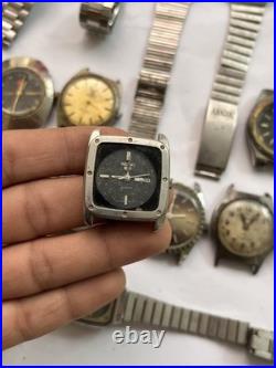 50x VTG Scrap Watches Lot Mixed Brands Automatic Manual Parts Repair Watchmaker