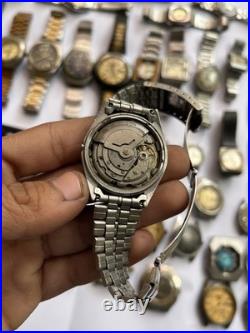 51 Vintage Scrap Watches Lot Automatic Manual Mixed For Parts Repair Watchmaker