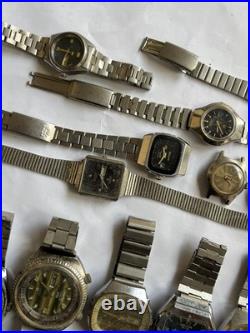55+ Vintage Scrap Watches Lot Mixed Brands Parts Repair Broken Cosmetic As-Is