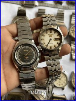 55+ Vintage Scrap Watches Lot Mixed Brands Parts Repair Broken Cosmetic As-Is