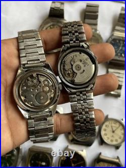 55+ Vintage Scrap Watches Lot Mixed Brands Parts Repair Broken Cosmetic As-Is