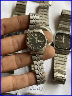 55+ Vintage Scrap Watches Lot Mixed Brands Parts Repair Broken Cosmetic As-Is