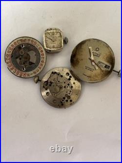 56x Swiss Watch Movements Lot AS FHF Ladies Gents Mixed Parts Repair Untested