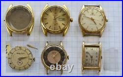 6 lot Matthew & Charles TISSOT Swiss wristwatch Parts or Repair + k. 6 MVT + case