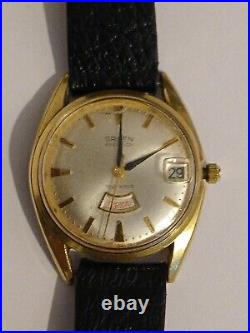 60s Gruen Precision Day/Date 17j Mech. Watch, Parts Or Repair, Runs, As Is