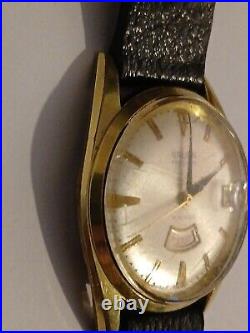 60s Gruen Precision Day/Date 17j Mech. Watch, Parts Or Repair, Runs, As Is