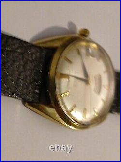 60s Gruen Precision Day/Date 17j Mech. Watch, Parts Or Repair, Runs, As Is