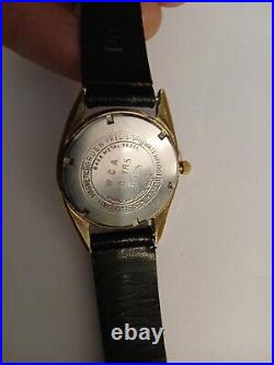 60s Gruen Precision Day/Date 17j Mech. Watch, Parts Or Repair, Runs, As Is