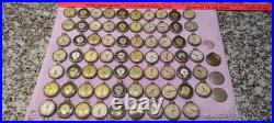 69 Vintage Colby Compensated Silver Mechanical Pocket Watches. Parts & Repair