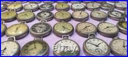 69 Vintage Colby Compensated Silver Mechanical Pocket Watches. Parts & Repair