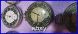 69 Vintage Colby Compensated Silver Mechanical Pocket Watches. Parts & Repair