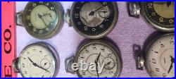 69 Vintage Colby Compensated Silver Mechanical Pocket Watches. Parts & Repair