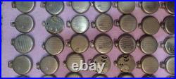 69 Vintage Colby Compensated Silver Mechanical Pocket Watches. Parts & Repair