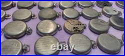 69 Vintage Colby Compensated Silver Mechanical Pocket Watches. Parts & Repair