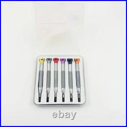 6PCS T-shaped Anti Slip Screwdriver Disassembling Metal Strap Watch Repair Tool