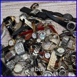 6lb 11oz Bulk Watch Lot Mixed Brands Repair Parts Crafting Junk Drawer