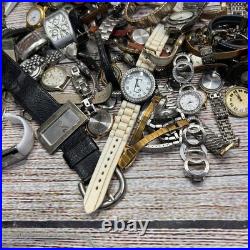 6lb 11oz Bulk Watch Lot Mixed Brands Repair Parts Crafting Junk Drawer