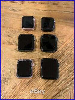 6x BULK Apple Watch 44mm 42mm 38mm Aluminum Series 4 3 2 1 FOR PARTS / REPAIR