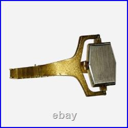 70s Vulcain Gold Plated Bracelet Watch Georges Claude Rotating Case PARTS REPAIR 70s Vulcain Gold Plated Bracelet Watch Georges Claude Rotating Case PARTS REPAIR