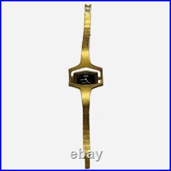 70s Vulcain Gold Plated Bracelet Watch Georges Claude Rotating Case PARTS REPAIR 70s Vulcain Gold Plated Bracelet Watch Georges Claude Rotating Case PARTS REPAIR