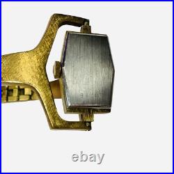 70s Vulcain Gold Plated Bracelet Watch Georges Claude Rotating Case PARTS REPAIR 70s Vulcain Gold Plated Bracelet Watch Georges Claude Rotating Case PARTS REPAIR