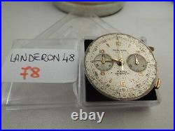 78 Movimento landeron 48 chronographe suisse sold for parts or repair