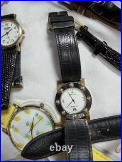 8+ Lb Lot Watches Parts/Repair Bulk Mixed Brands Watch Heads Bands Straps As-Is